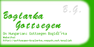boglarka gottsegen business card